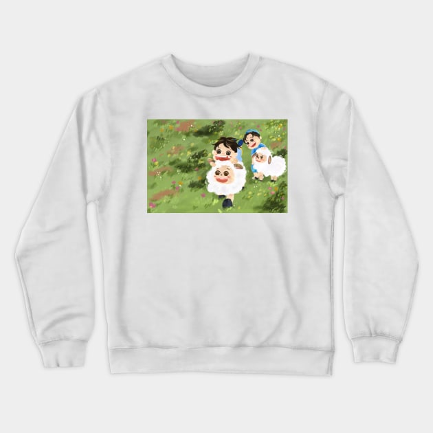 once upon a time by xoalsohanifa Crewneck Sweatshirt by xoalsohanifa